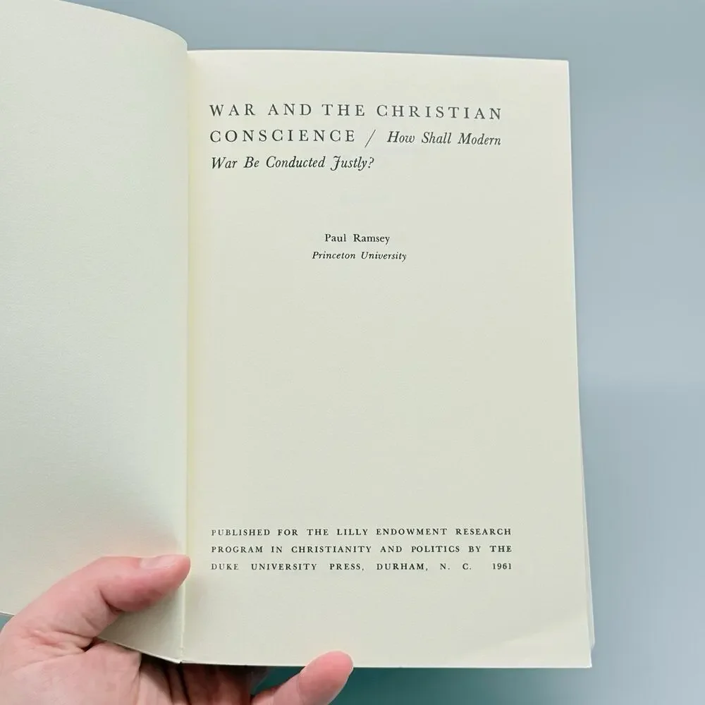 War and the Christian Conscience How Shall Modern War Be Conducted Paperback